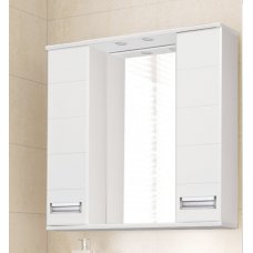 Зеркало-шкаф Style Line Ирис 100/С белый с подсветкой
