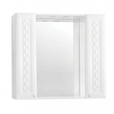 Зеркало-шкаф Style Line Канна 90/С Люкс белый