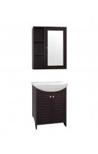 Тумба с раковиной Style Line Кантри 65 напольная венге