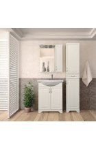 Тумба с раковиной Style Line Олеандр-2 65 Люкс напольная рельеф пастель