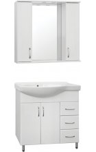 Зеркало-шкаф Style Line Эко Стандарт Панда 80/С белый