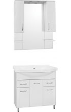 Зеркало-шкаф Style Line Эко Стандарт Энигма 90/С белый