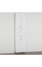 Пенал Style Line Эко Стандарт 48 (2 ящ.) напольный белый