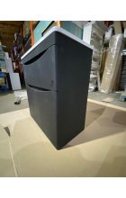 Тумба с раковиной Style Line Бергамо мини 70 Люкс Plus подвесная черный антискрейч