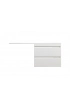 Тумба с раковиной Style Line Даллас 150 R (2 ящ.) Люкс Plus подвесная белая Тумба с раковиной Style Line Даллас 150 R (2 ящ.) Люкс Plus подвесная белая