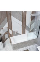 Ванна из литьевого мрамора Taliente Egoista EG2318080-1 180х80 пристенная прямоугольная