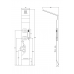 Душевая панель Taliente TA-G-A05B/Bb+s