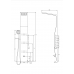 Душевая панель Taliente TA-G-A04Bb+s