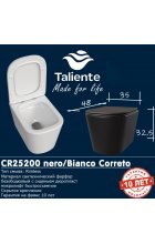 Унитаз Taliente Correto CR25200 подвесной