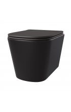 Унитаз Taliente Correto CR25200 Nero подвесной
