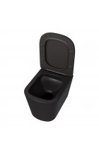 Унитаз Taliente Correto CR25200 Nero подвесной