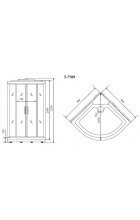 Душевая кабина Timo T-7709