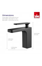 Смеситель Timo Torne 4361/17F золото матовое для раковины