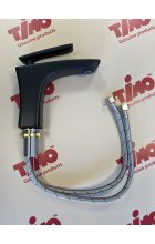 Смеситель Timo Helmi 4061/03F черный для раковины