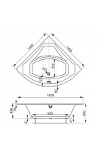 Акриловая ванна Vagnerplast VERONELA CORNER 140