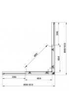 Душевой уголок Veconi RV-09 80х80х195