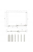 Душевой уголок Veconi RV-070 120х90х195 Душевой уголок Veconi RV-070 120х90х195