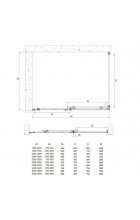 Душевой уголок Veconi RV-071 130х80х195 Душевой уголок Veconi RV-071 130х80х195