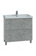 Тумба с раковиной Vigo Geometry 70 напольная бетон Тумба с раковиной Vigo Geometry 70 напольная бетон