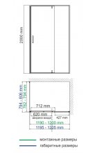 Душевой уголок Wasserkraft Elbe 74P06 