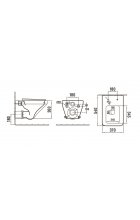 Унитаз WeltWasser WW HOFBACH 041 GL-WT подвесной