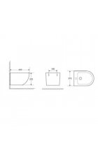 Комплект WeltWasser BAMBERG 480 BD + MERZBACH 005 MT-BL инсталляция с биде