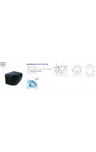 Унитаз WeltWasser WW MERZBACH 041 XL MT-BL подвесной, черный матовый