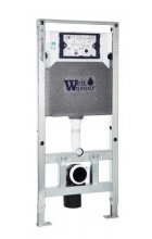 Комплект WeltWasser AMBERG 506 ST + SALZBACH 004 MT-GR + AMBERG RD-MT CR инсталляция с унитазом и кнопкой смыва