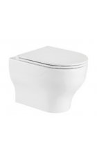 Комплект WeltWasser AMBERG 350 ST + ERLENBACH 004 GL-WT + AMBERG RD-MT CR инсталляция с унитазом и кнопкой смыва