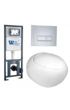 Комплект WeltWasser MARBERG 410 + JECKENBACH 004 GL-WT + MAR 410 SE инсталляция с унитазом и кнопкой смыва Комплект WeltWasser MARBERG 410 + JECKENBACH 004 GL-WT + MAR 410 SE инсталляция с унитазом и кнопкой смыва