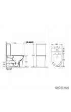 Унитаз напольный Grossman GR-4469S
