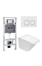 Комплект WeltWasser AMBERG 506 ST + ROTBACH 004 GL-WT + AMBERG RD-WT инсталляция с унитазом и кнопкой смыва Комплект WeltWasser AMBERG 506 ST + ROTBACH 004 GL-WT + AMBERG RD-WT инсталляция с унитазом и кнопкой смыва