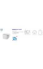 Унитаз WeltWasser WW MERZBACH 041 GL-WT подвесной, белый глянец
