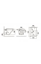 Комплект WeltWasser AMBERG 497 + HOFBACH 004 GL-WT + AMBERG RD-WT инсталляция с унитазом и кнопкой смыва