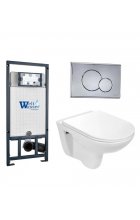 Комплект WeltWasser MARBERG 507 + BAARBACH 004 GL-WT + MAR 507 RD инсталляция с унитазом и кнопкой смыва Комплект WeltWasser MARBERG 507 + BAARBACH 004 GL-WT + MAR 507 RD инсталляция с унитазом и кнопкой смыва