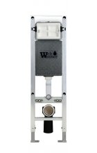Комплект WeltWasser AMBERG 350 ST + BAARBACH 004 GL-WT + AMBERG RD-WT инсталляция с унитазом и кнопкой смыва