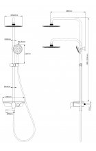 Душевая стойка WeltWasser WW DP 1020 CR
