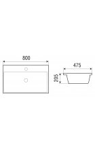 Раковина WeltWasser WW SK DEILBACH 7608-80