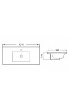 Раковина WeltWasser WW SK DEILBACH 7517-100 MT-BL