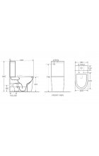 Унитаз WeltWasser WW SALZBACH 001MT-GR напольный