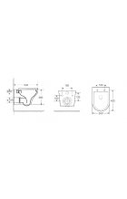 Унитаз WeltWasser WW ODENBACH 004MT-WT подвесной