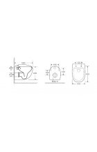 Унитаз WeltWasser WW JECKENBACH 004GL-WT подвесной