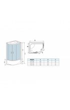Душевая кабина WeltWasser WW500 HALLE 1204 L
