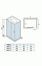 Душевая кабина WeltWasser WW500 LAINE 1214