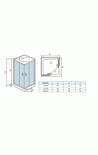 Душевая кабина WeltWasser WW500 LAINE 802 с экспозиции