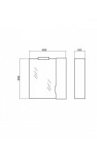 Зеркало Аква Родос Родорс 65 R