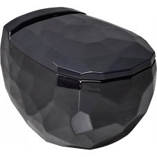 Унитаз подвесной beWash Bekinger с сиденьем микролифт черный