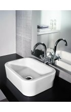 Раковина beWash Ontario 49 без отверстия под смеситель белый глянец
