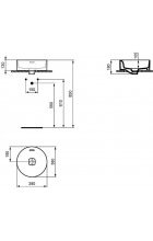 Раковина Ideal Standard Strada II 38x38 T292901