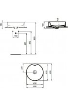 Раковина Ideal Standard Strada 45x45 T296101
